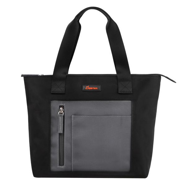 Tote Bag Two-Color Black/Grey