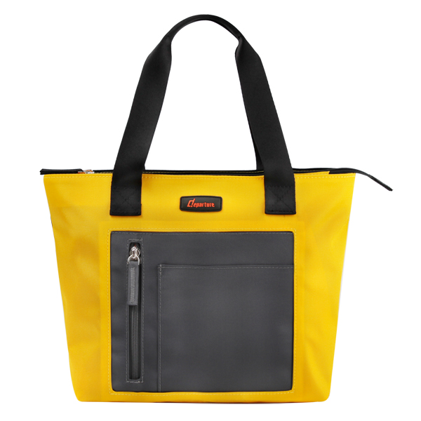 Tote Bag Two-Color Yellow/Grey