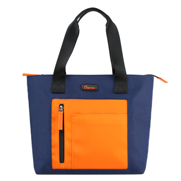 Tote Bag Two-Color Blue/Orange