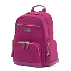 《後背包》時尚休閒包-紫紅色