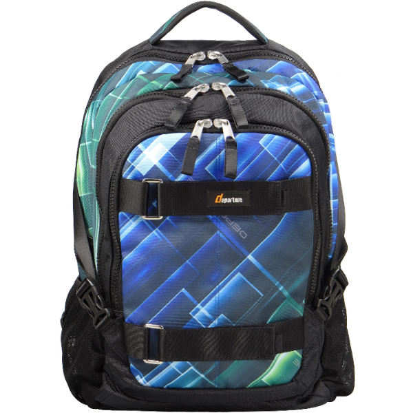 《後背包》休閒電腦背包-藍綠色