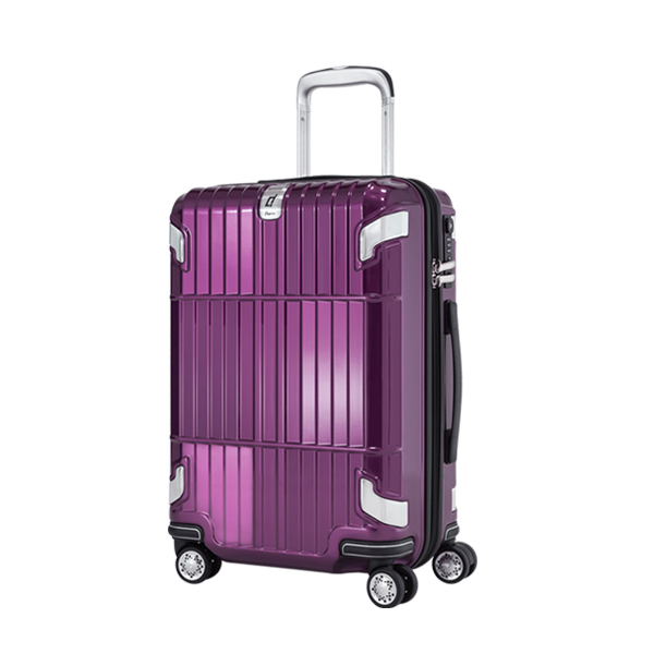 《都會時尚煞車箱》登機箱-22吋珠光紫