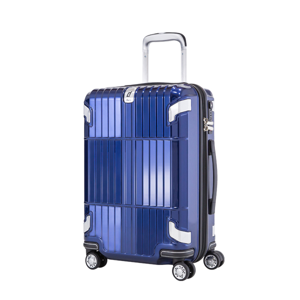 《都會時尚煞車箱》登機箱-22吋珠光藍