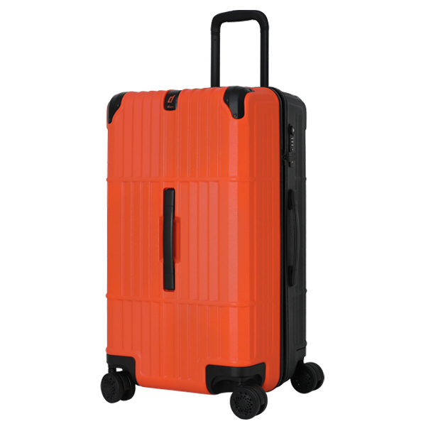 《雙色異形箱》行李箱-27吋黑+橘色