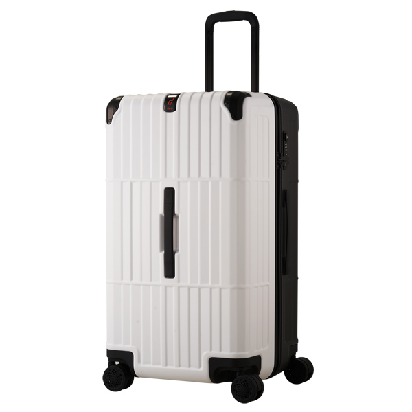 《雙色異形拉鍊箱》行李箱-29吋白+灰