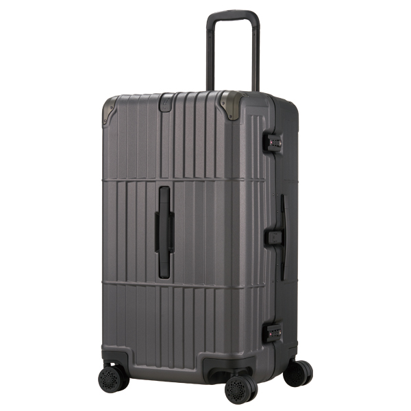 《雙色異形鋁框箱》行李箱-29吋黑+灰色