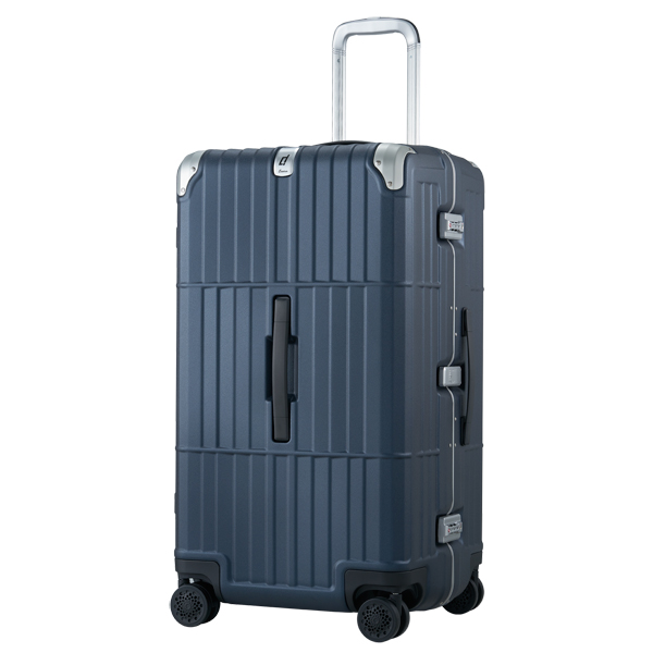 《異形鋁框箱》行李箱-27吋深藍電子紋